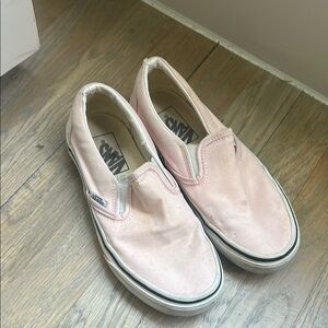 Vans Pink Slip-On Sneakers